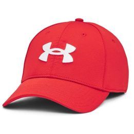Vyriška kepurė su pusapvaliu snapeliu Under Armour Blitzing, raudona