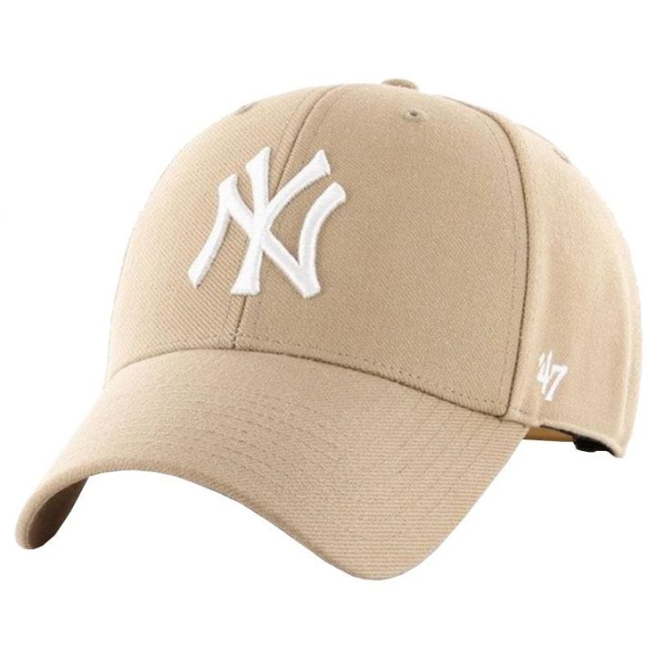 Kepurė su reguliuojamu užsegimu 47 Brand New York Yankees MVP, smėlio