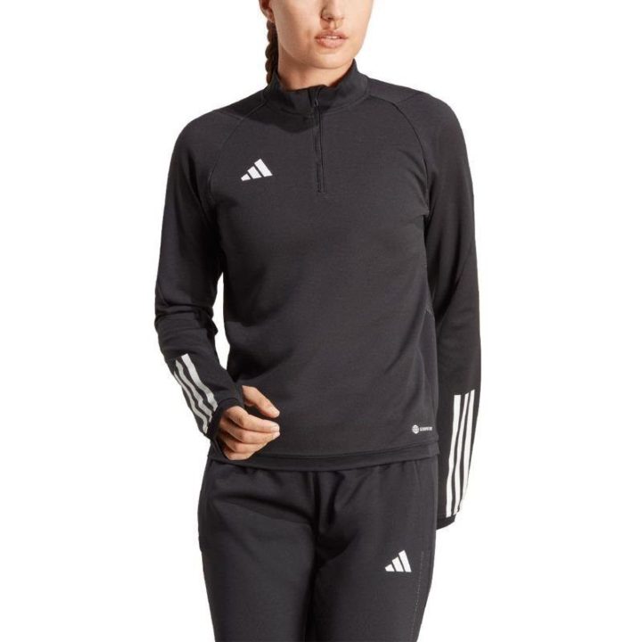 Moteriškas futbolo džemperis adidas Tiro 23 Competition, juodas ir baltas