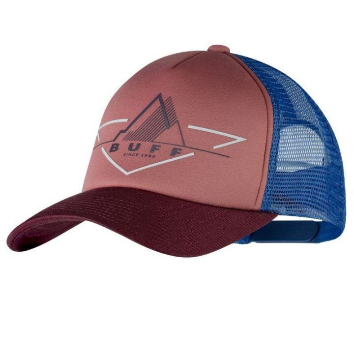 Kepurė su snapeliu Buff Trucker Cap, rožinė ir mėlyna