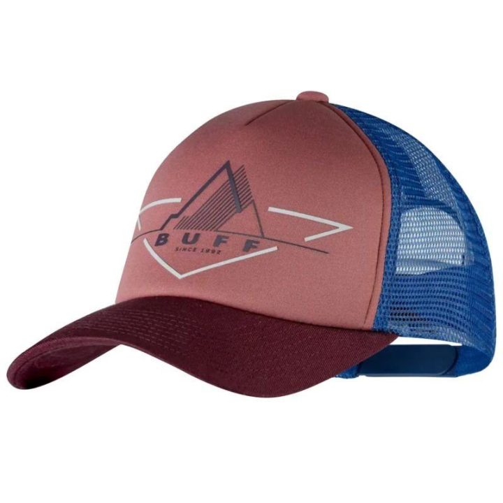 Kepurė su snapeliu Buff Trucker Cap, rožinė ir mėlyna