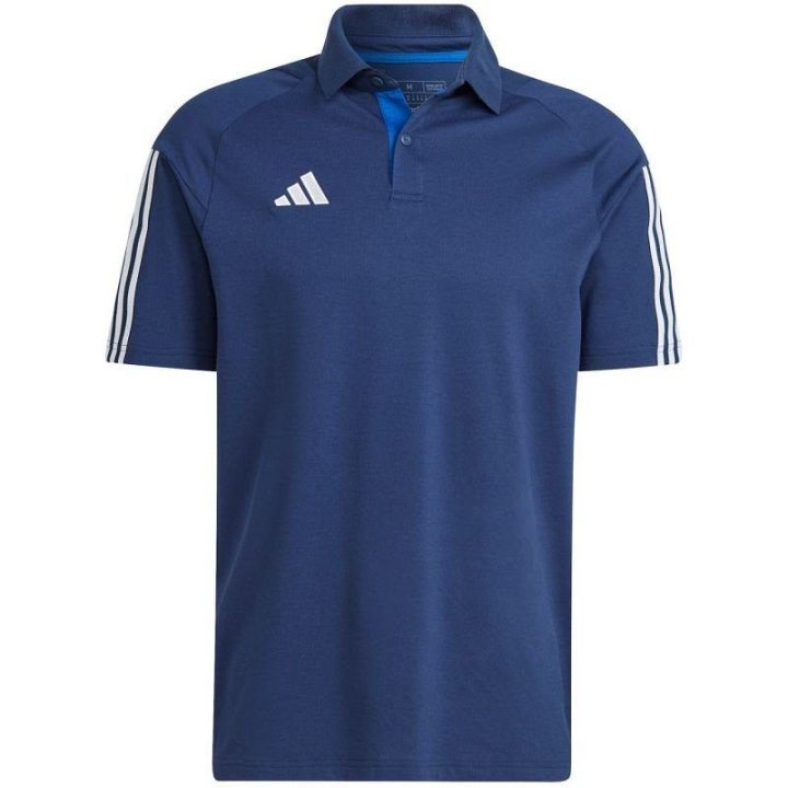 Vyriški polo marškinėliai adidas Tiro 23, tamsiai mėlyni