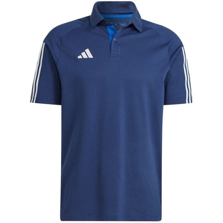 Vyriški polo marškinėliai adidas Tiro 23, tamsiai mėlyni