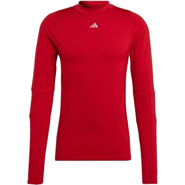 Vyriški kompresiniai marškinėliai adidas Techfit, raudoni