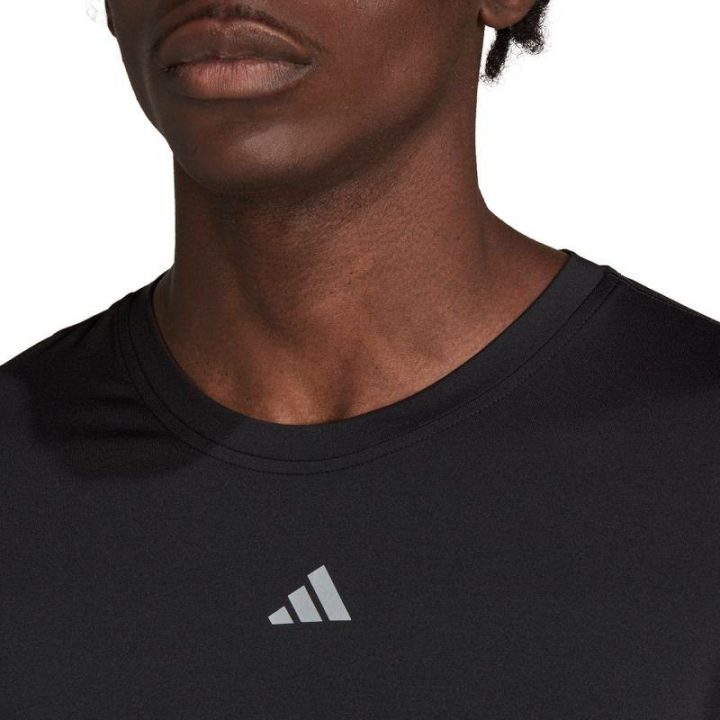 Vyriški marškinėliai adidas Techfit Aeroready, juodi