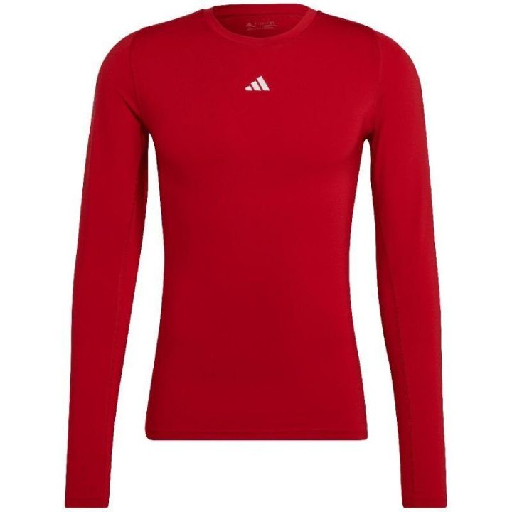 Vyriški prigludę marškinėliai adidas Techfit, raudoni