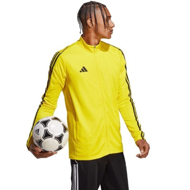 Vyriškas futbolo treniruočių džemperis adidas Tiro 23 League, geltonas
