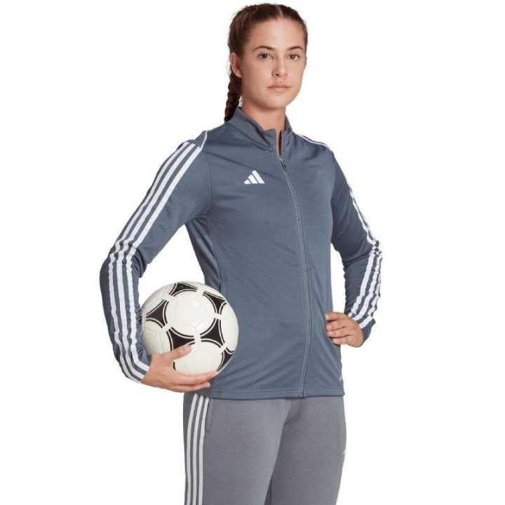 Moteriškas futbolo džemperis adidas Tiro 23 League Training, pilkas