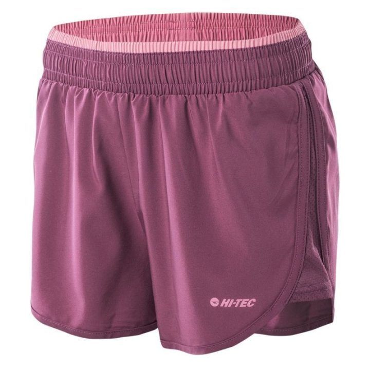 Moteriški laisvo kirpimo šortai Hi-Tec, violetiniai