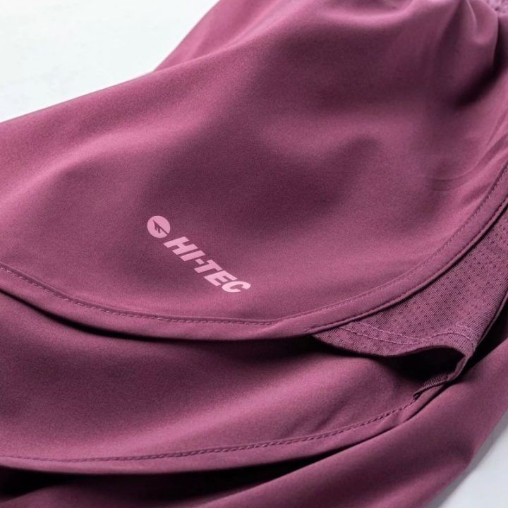 Moteriški laisvo kirpimo šortai Hi-Tec, violetiniai