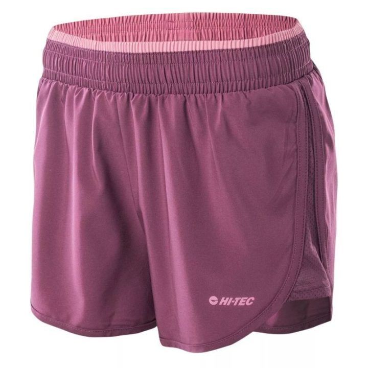 Moteriški laisvo kirpimo šortai Hi-Tec, violetiniai