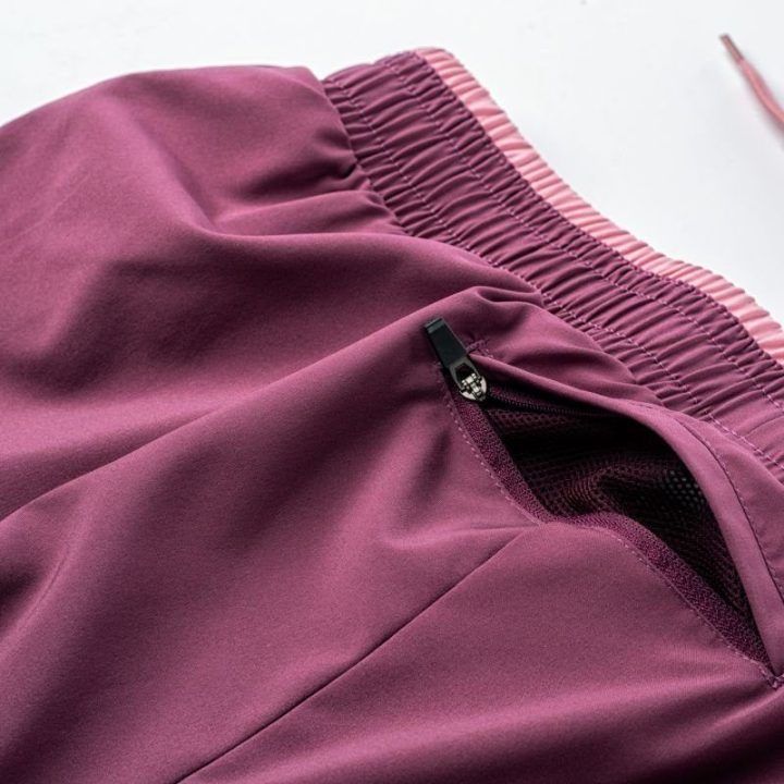Moteriški laisvo kirpimo šortai Hi-Tec, violetiniai