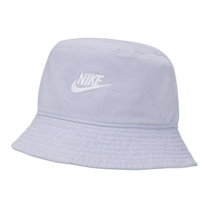 Medvilninė skrybėlė plačiais kraštais Nike Sportswear, violetinė