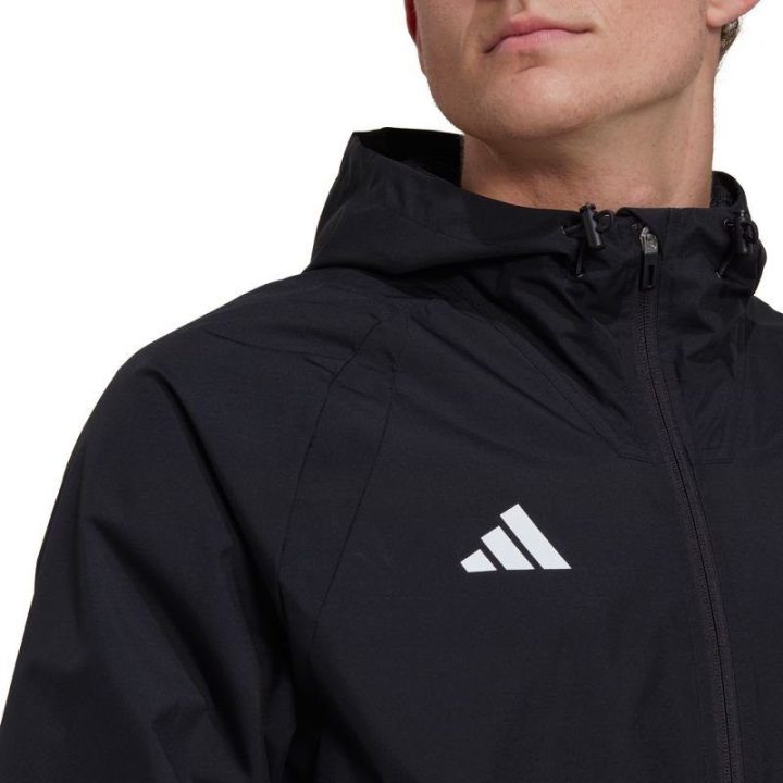 Vyriškas vandeniui atsparus džemperis adidas Tiro 23, juodas