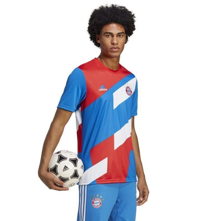 Vyriški FC Bayern marškinėliai adidas Pre-Match, įvairiaspalviai