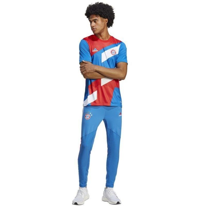 Vyriški FC Bayern marškinėliai adidas Pre-Match, įvairiaspalviai