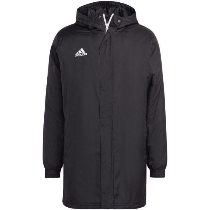 Vyriška pašiltinta striukė adidas Entrada 22 Stadium, juoda