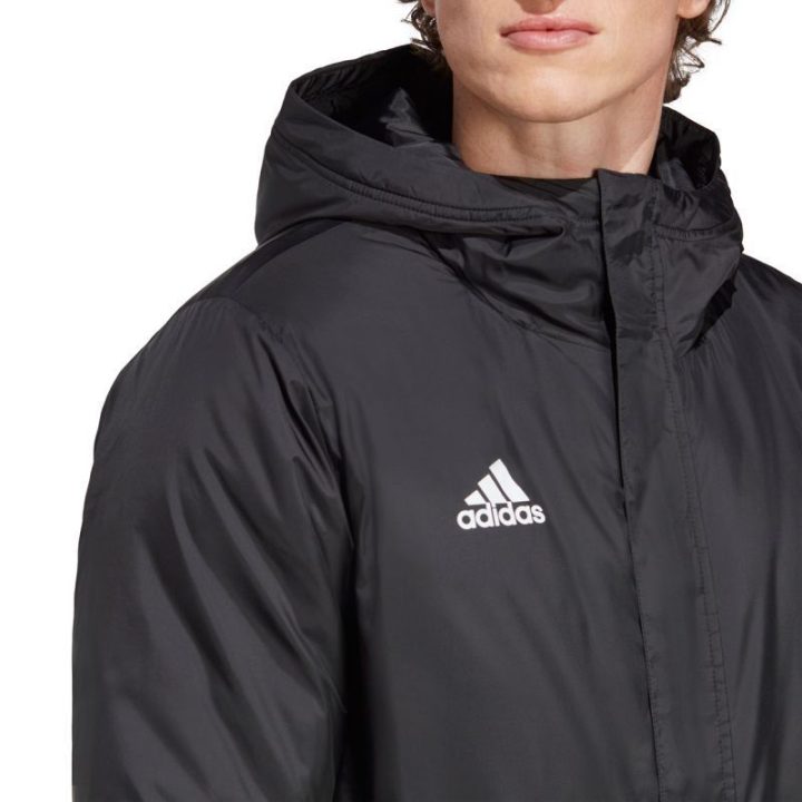 Vyriška pašiltinta striukė adidas Entrada 22 Stadium, juoda