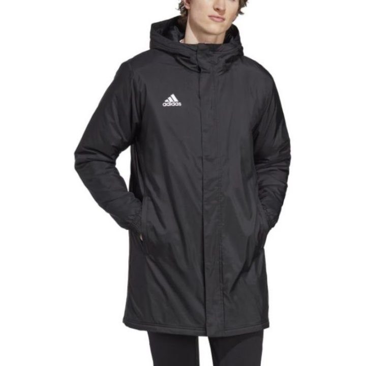 Vyriška pašiltinta striukė adidas Entrada 22 Stadium, juoda
