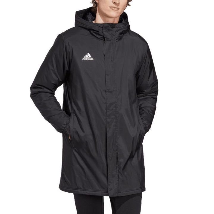 Vyriška pašiltinta striukė adidas Entrada 22 Stadium, juoda