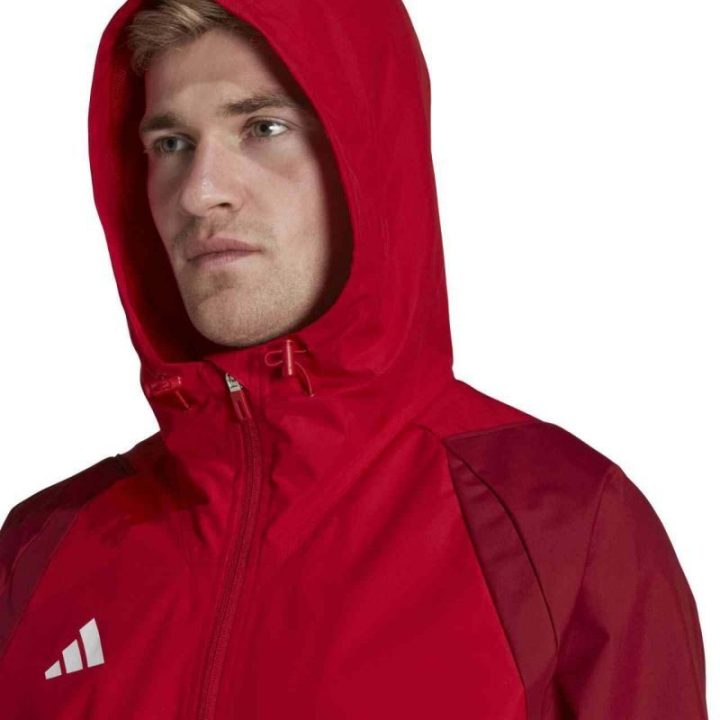 Vyriška neperšlampama striukė adidas Tiro 23 All Weather, raudona