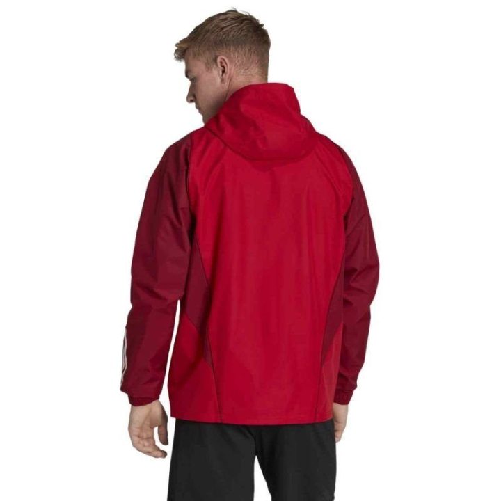 Vyriška neperšlampama striukė adidas Tiro 23 All Weather, raudona