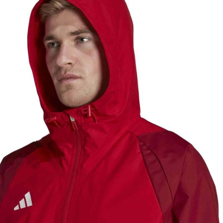 Vyriška neperšlampama striukė adidas Tiro 23 All Weather, raudona