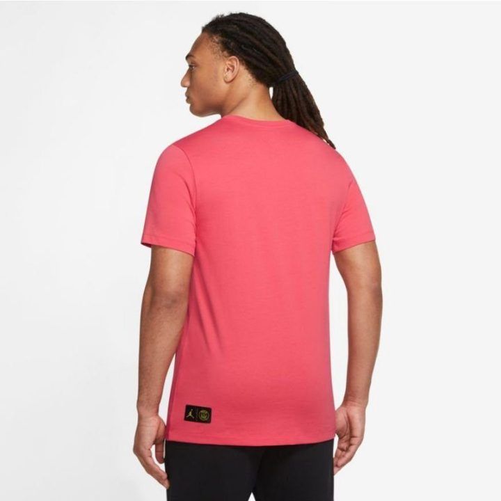 Vyriški įprasto kirpimo marškinėliai Nike Jordan PSG, raudoni