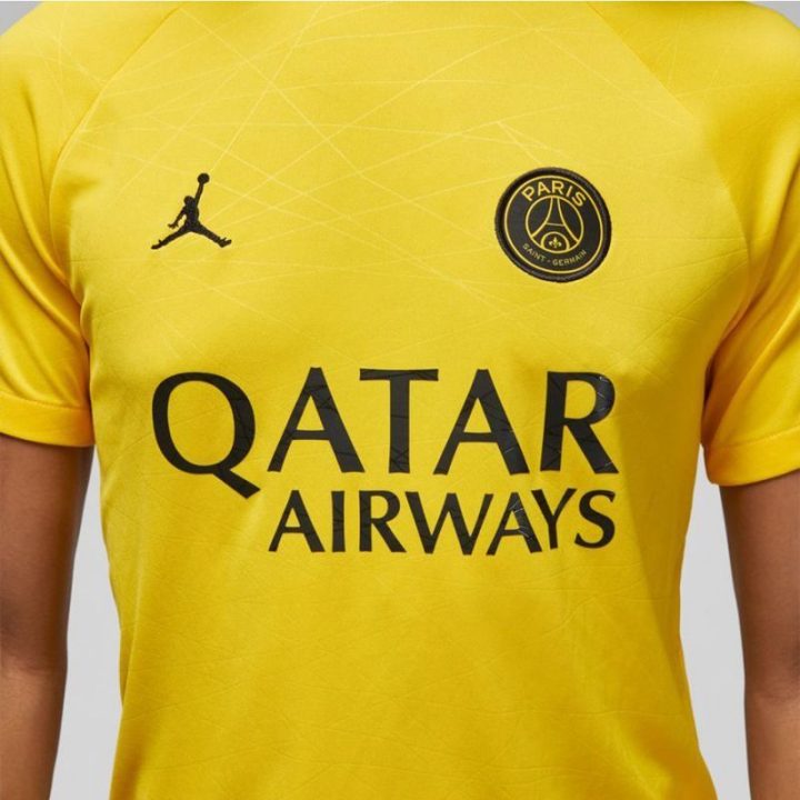 Vyriški marškinėliai Nike PSG DF Academy Pro, geltoni