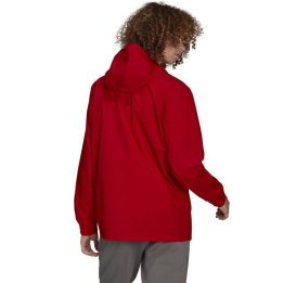 Vyriška striukė su gobtuvu adidas Entrada 22 All Weather, raudona