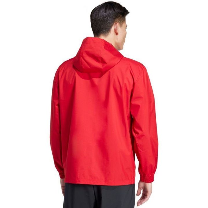 Vyriška striukė su gobtuvu adidas Entrada 22 All Weather, raudona