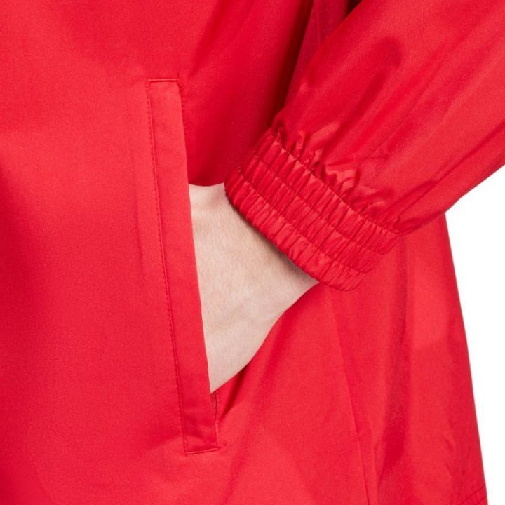 Vyriška striukė su gobtuvu adidas Entrada 22 All Weather, raudona