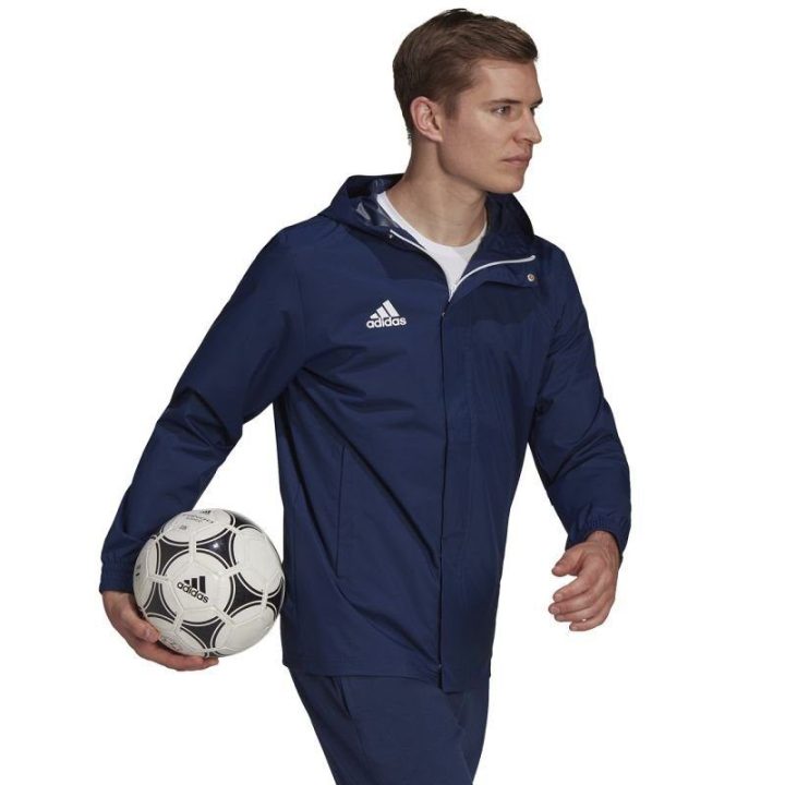 Vyriška striukė adidas Entrada 22 All Weather, tamsiai mėlyna