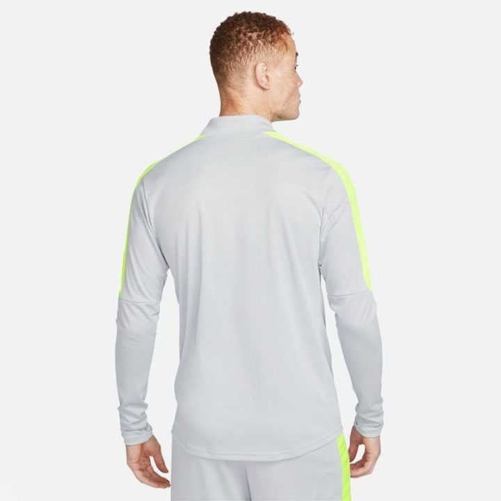 Vyriškas džemperis su trumpu užtrauktuku Nike Dri-Fit Academy, pilkas