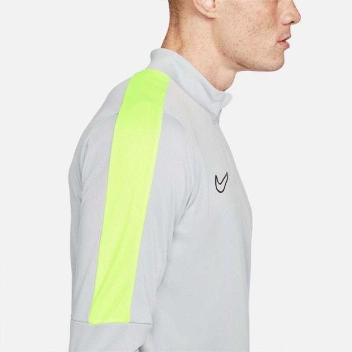 Vyriškas džemperis su trumpu užtrauktuku Nike Dri-Fit Academy, pilkas