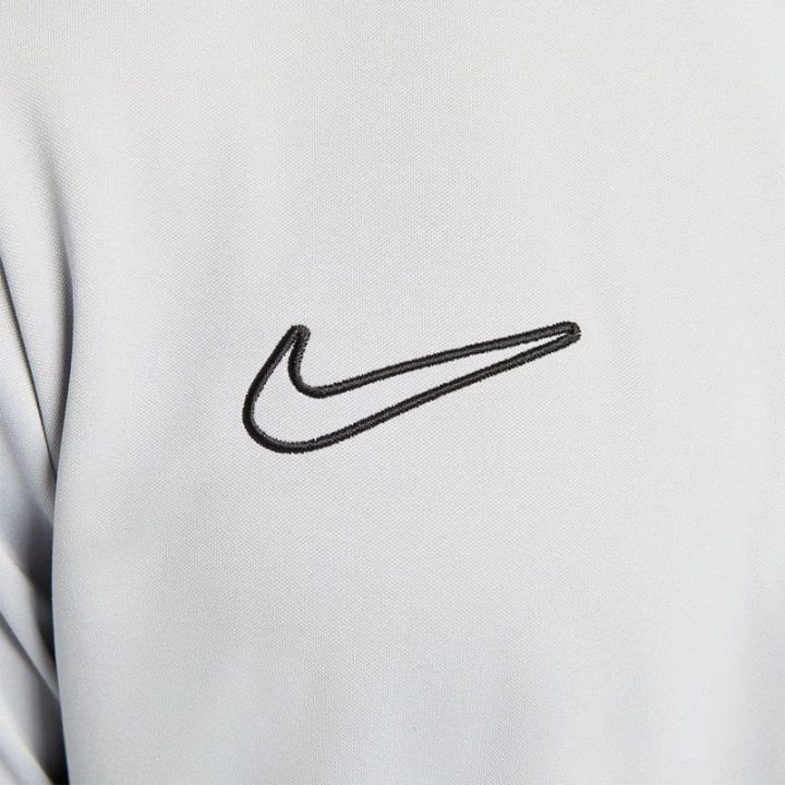 Vyriškas džemperis su trumpu užtrauktuku Nike Dri-Fit Academy, pilkas