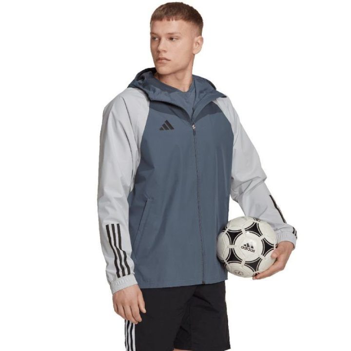 Vyriška vandeniui atspari striukė adidas Tiro 23, pilka