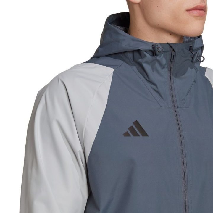 Vyriška vandeniui atspari striukė adidas Tiro 23, pilka