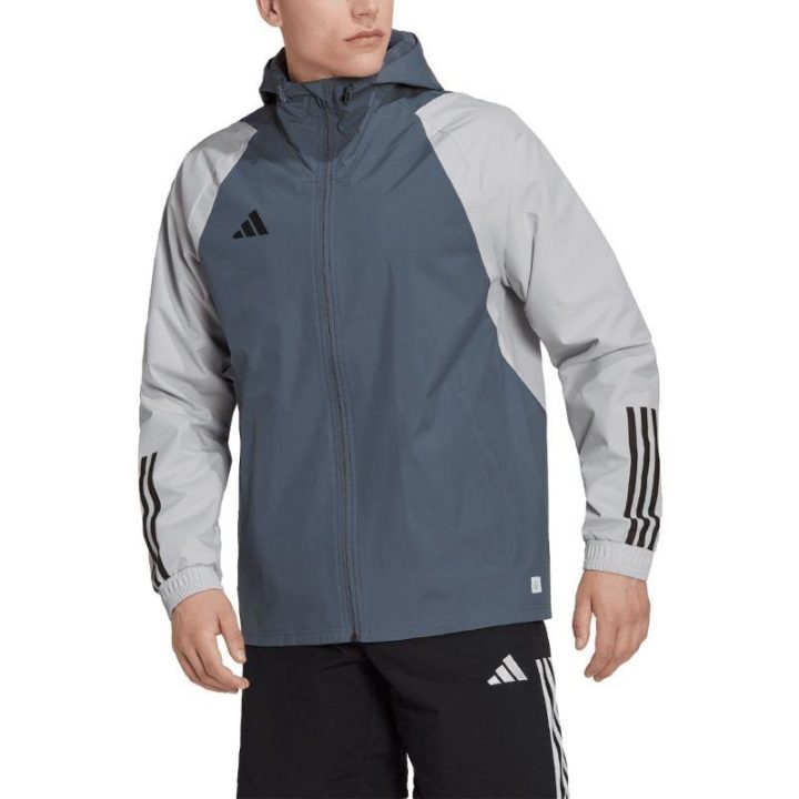 Vyriška vandeniui atspari striukė adidas Tiro 23, pilka