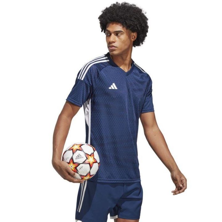 Vyriški futbolo marškinėliai adidas Tiro 23, tamsiai mėlyni