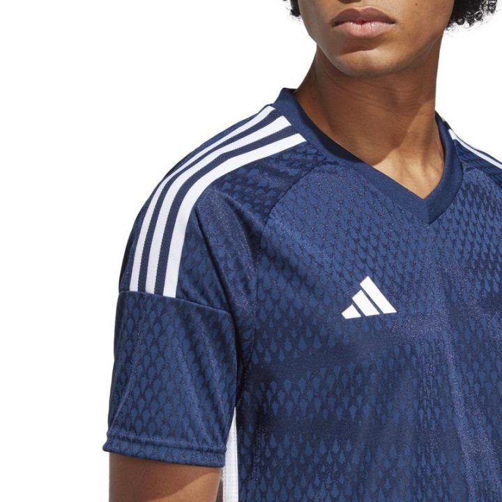 Vyriški futbolo marškinėliai adidas Tiro 23, tamsiai mėlyni