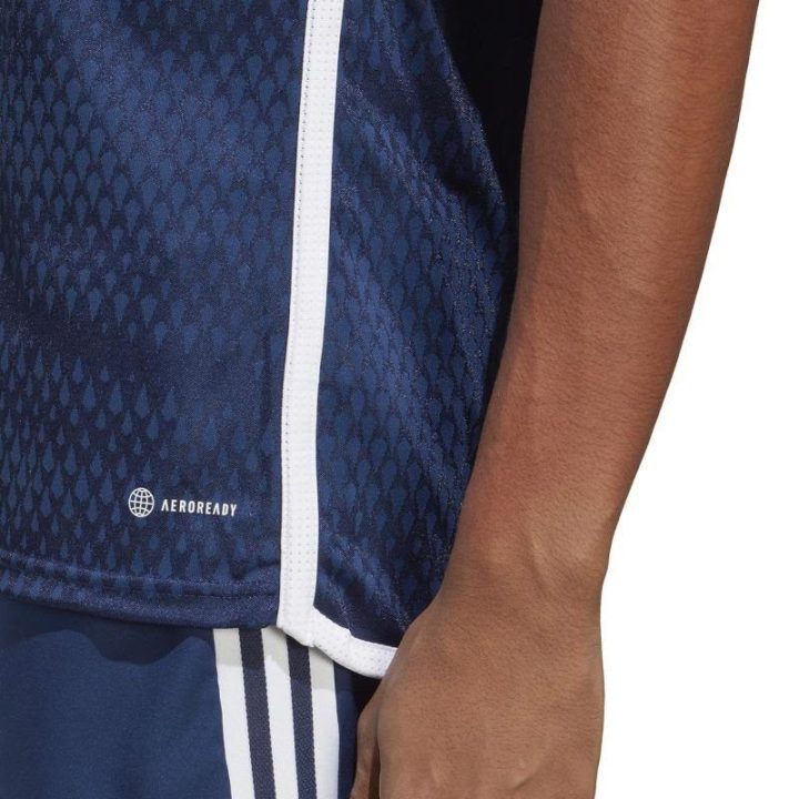 Vyriški futbolo marškinėliai adidas Tiro 23, tamsiai mėlyni