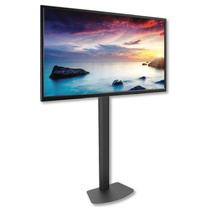 Grindinis televizoriaus stovas Techly, 32–55 colių, iki 40 kg, juodas