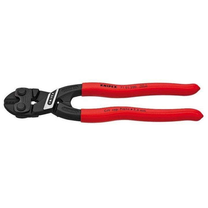 Vielos kirpimo žnyplės Knipex CoBolt, 200 mm