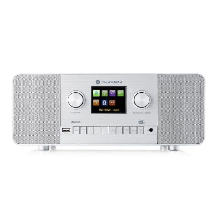 Interneto ir DAB+ radijas GoGen IR 257 BTDAB, sidabrinis