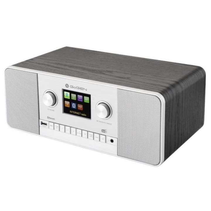 Interneto ir DAB+ radijas GoGen IR 257 BTDAB, sidabrinis