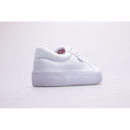 Moteriški sportbačiai su storu guminiu padu Lee Cooper, balti