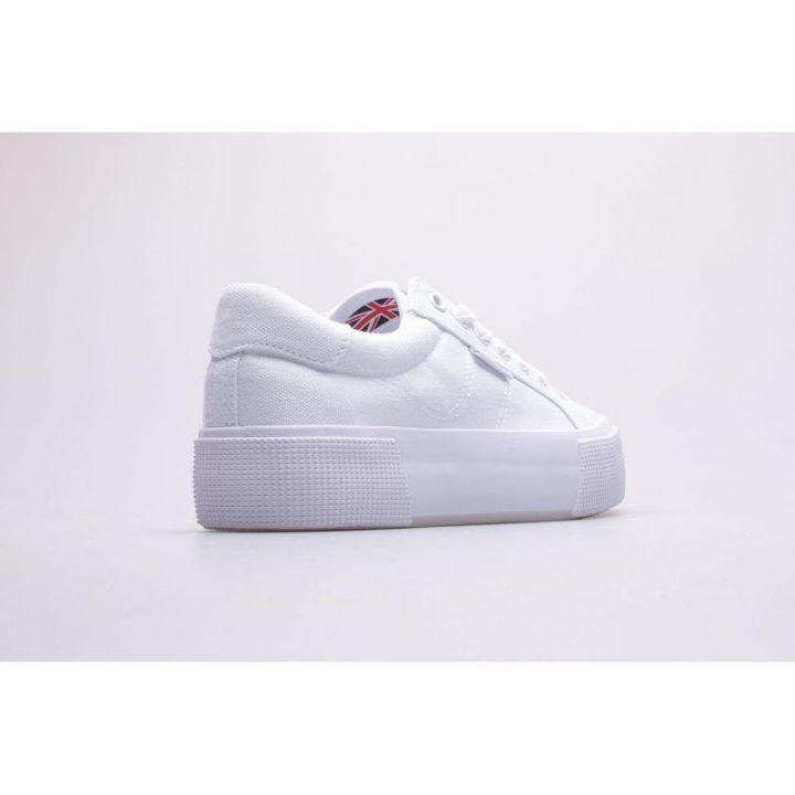 Moteriški sportbačiai su storu guminiu padu Lee Cooper, balti