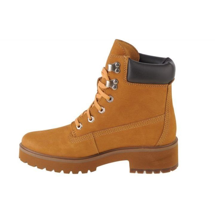 Moteriški auliniai batai su raišteliais Timberland Carnaby Cool, geltoni