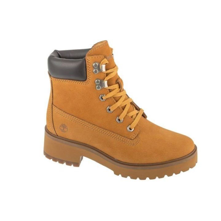 Moteriški auliniai batai su raišteliais Timberland Carnaby Cool, geltoni